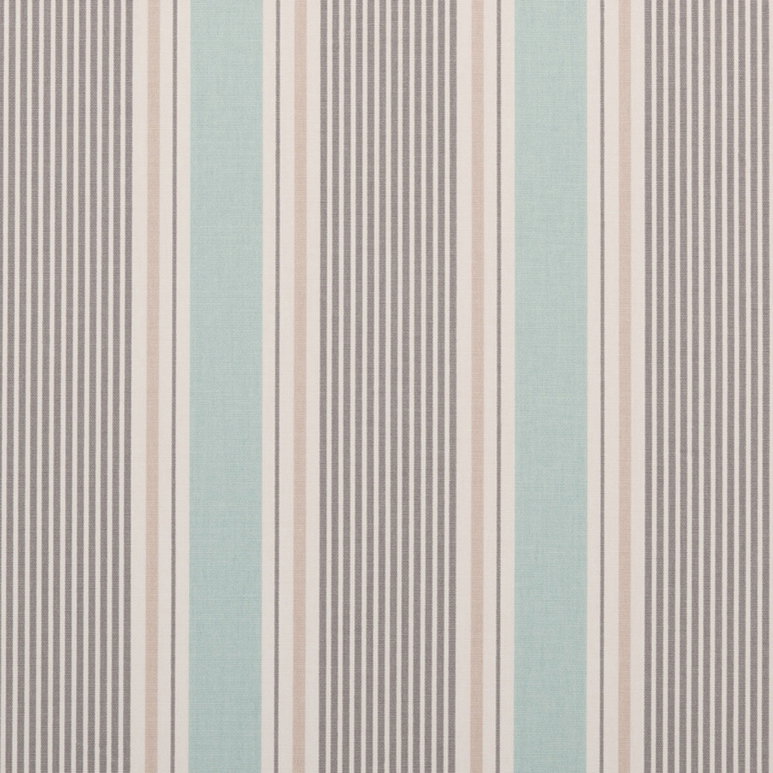 Clarke &amp; Clarke Sail Stripe Mineral Fabric