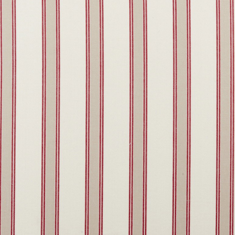 Clarke &amp; Clarke Oxford Red Fabric