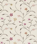 Clarke & Clarke Mellor Raspberry Fabric