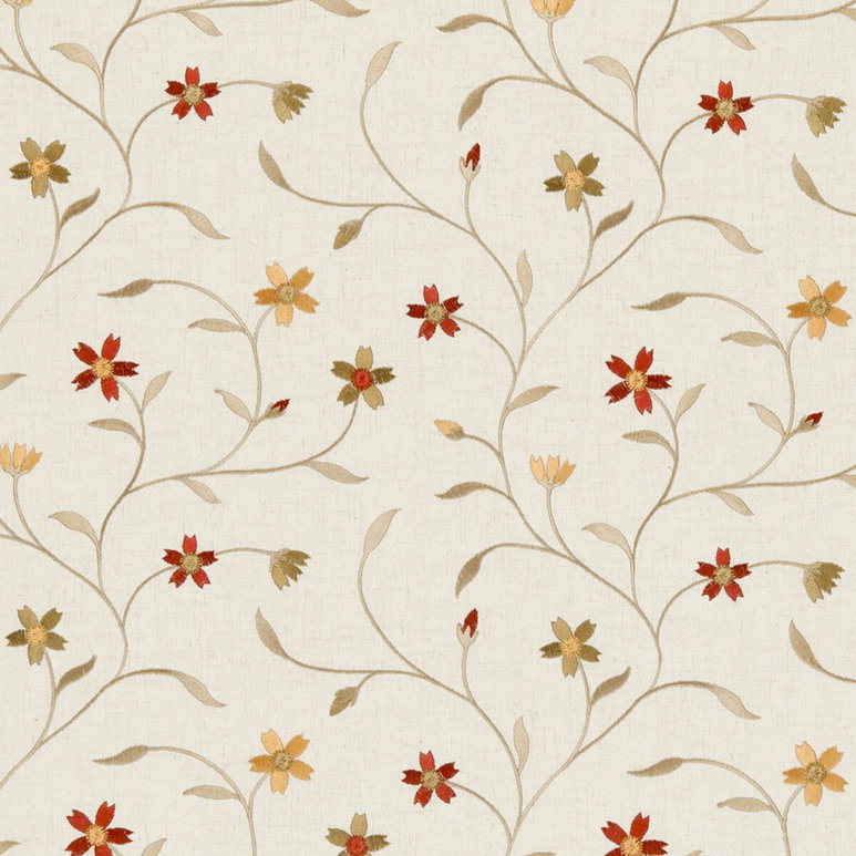 Clarke &amp; Clarke Mellor Spice Fabric