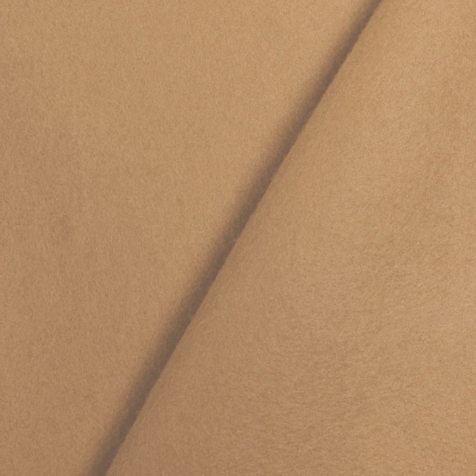 Camel Brown Wool Felt Fabric image 2 of 2