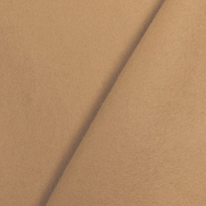 Camel Brown Wool Felt Fabric image 2 of 2