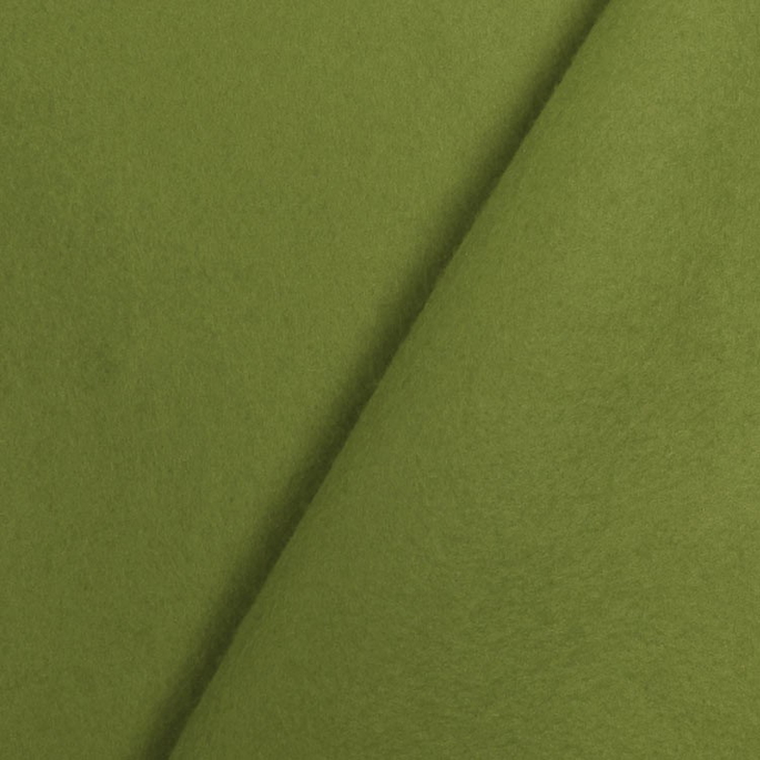 Moss Green Wool Felt Fabric image 2 of 2
