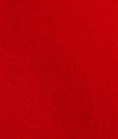 Bright Red Wool Felt Fabric