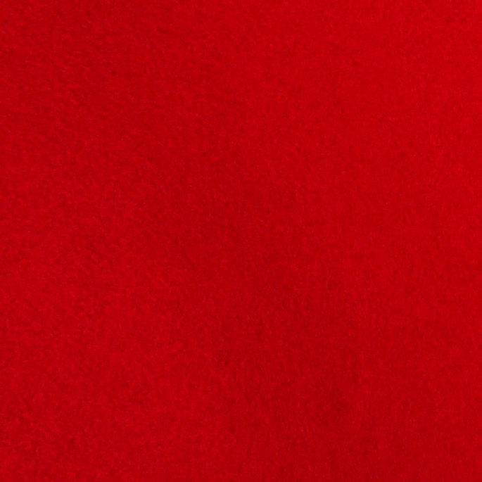 Bright Red Wool Felt Fabric image 1 of 2