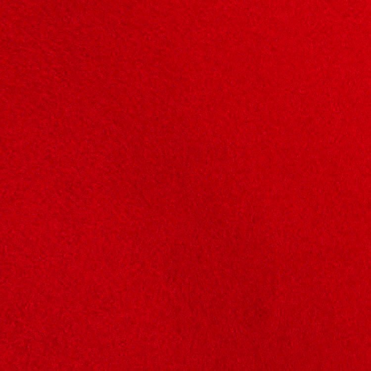 Bright Red Wool Felt Fabric