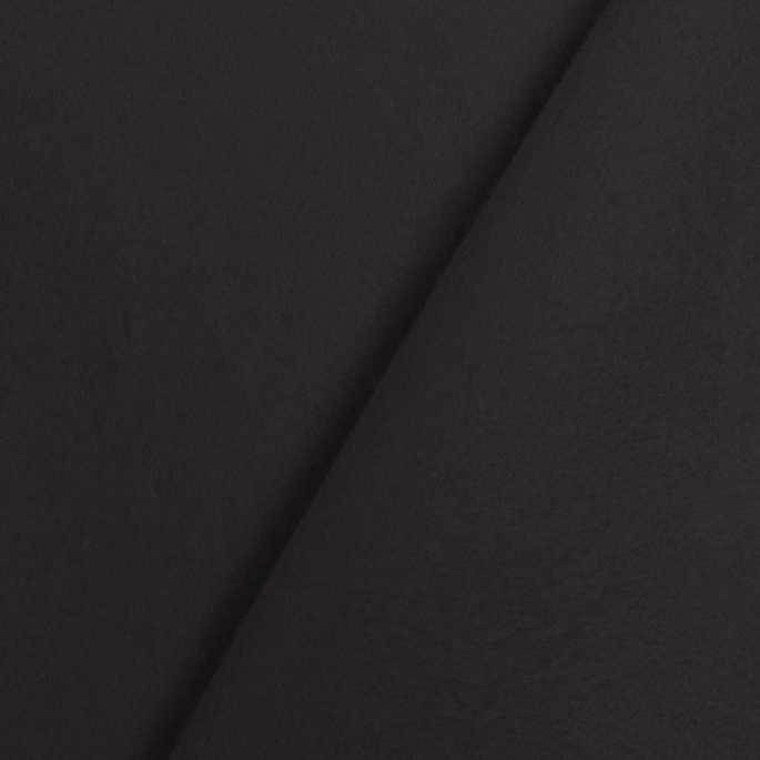 Black Wool Felt Fabric image 2 of 2