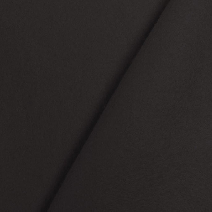 Black Wool Felt Fabric image 2 of 2