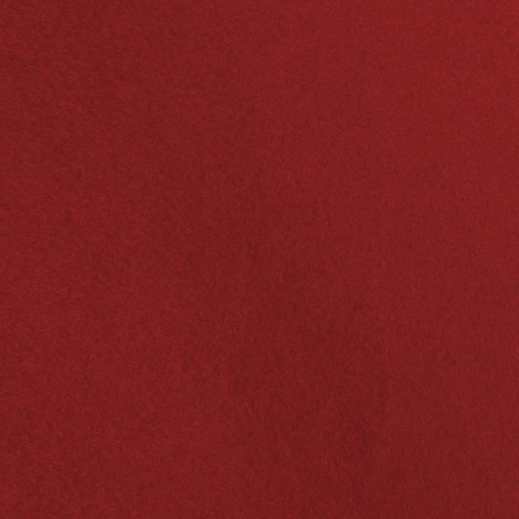 Rustic Crimson Wool Felt Fabric