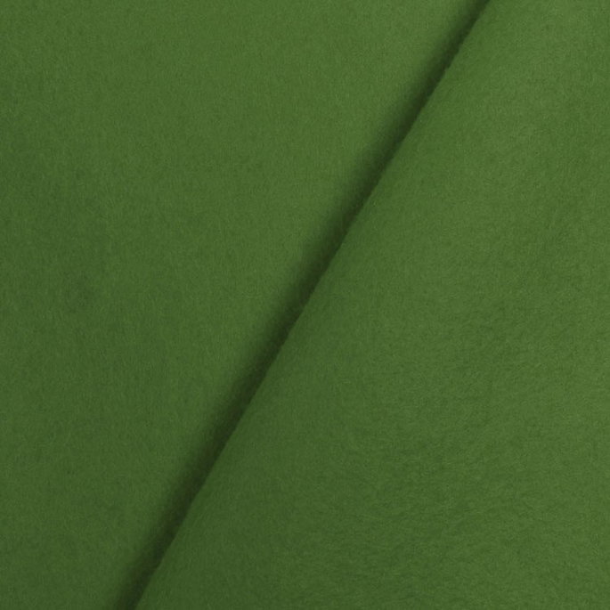 Grassy Meadows Green Wool Felt Fabric image 2 of 2