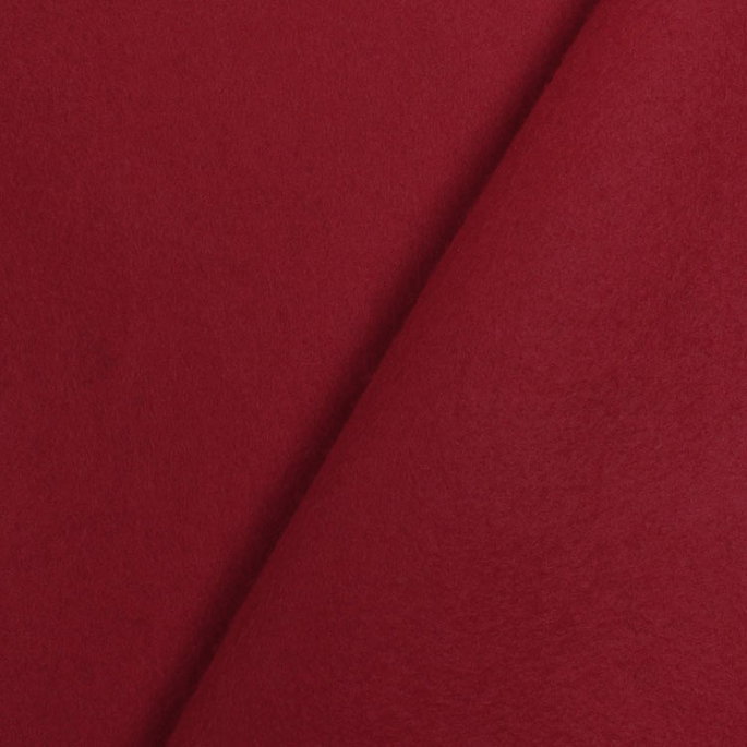 Grandmas Garnet Red Wool Felt Fabric image 2 of 2