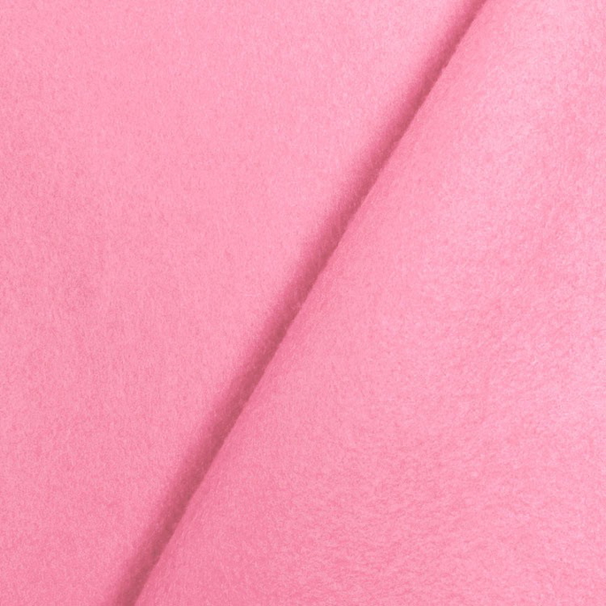Cotton Candy Pink Wool Felt Fabric image 2 of 2