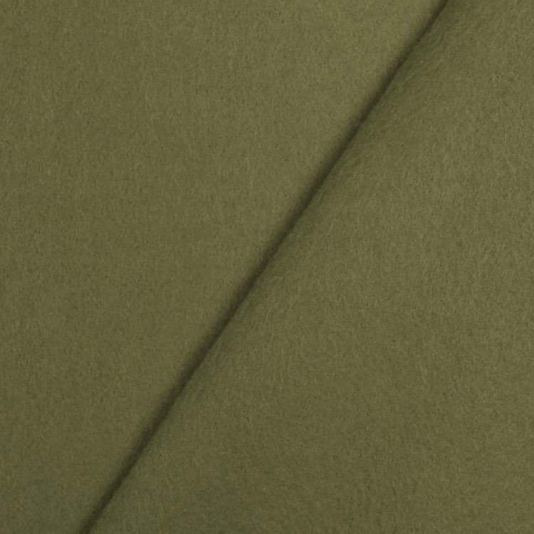 Olive Green Felt Fabric