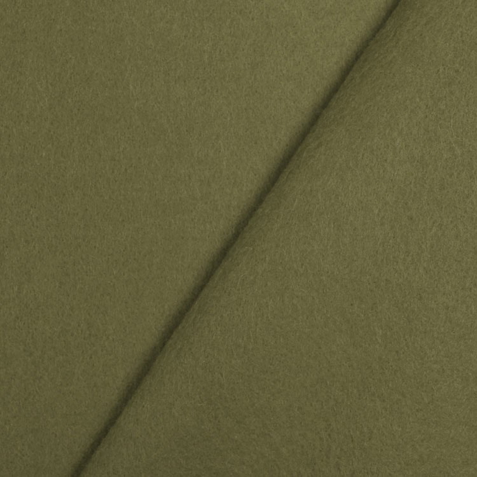 Camouflage Green Wool Felt Fabric image 2 of 2