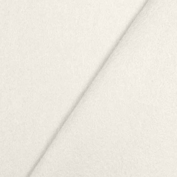 Oatmeal White 100% Wool Felt Fabric image 2 of 2