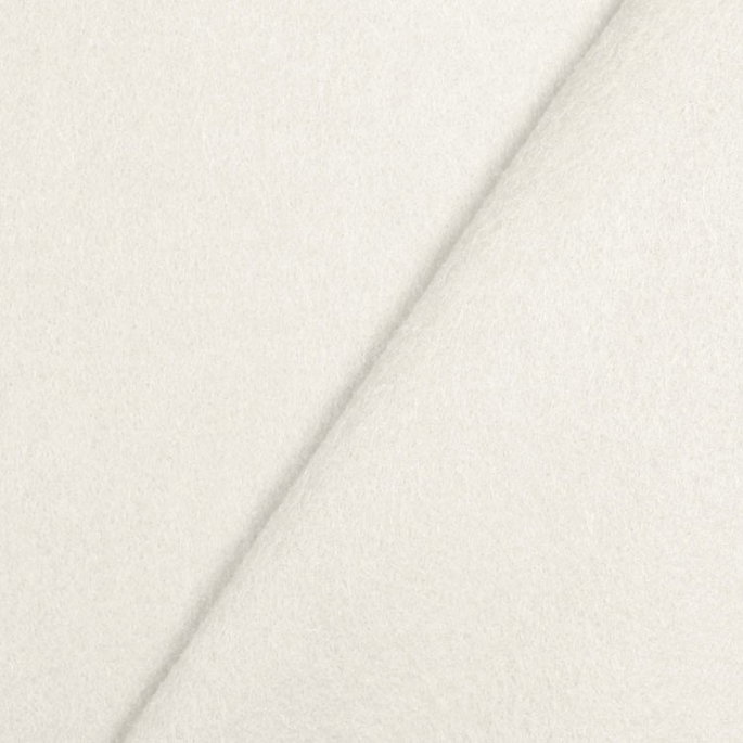 Oatmeal White 100% Wool Felt Fabric image 2 of 2