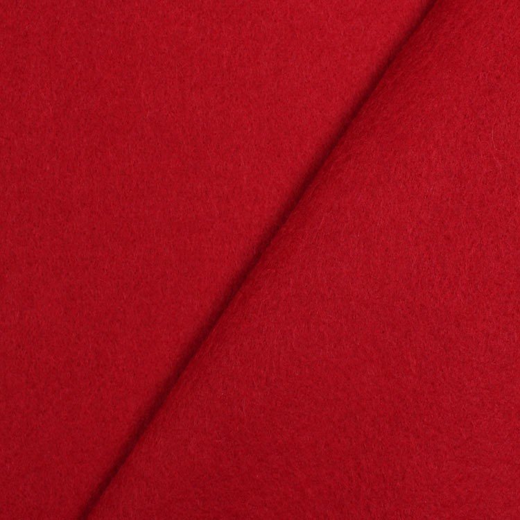 100% Merino Wool Red Felt Roll: 5 Inches x 1 Yard