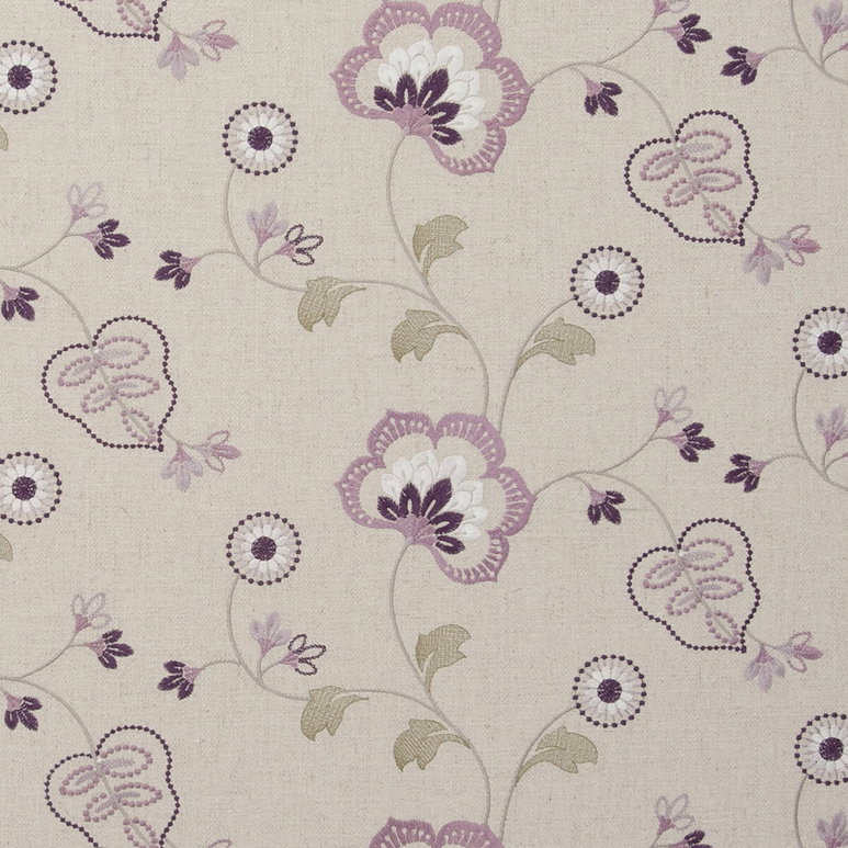 Clarke &amp; Clarke Chatsworth Orchid Fabric