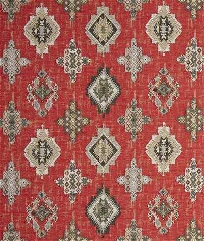 Clarke & Clarke Konya Crimson Fabric