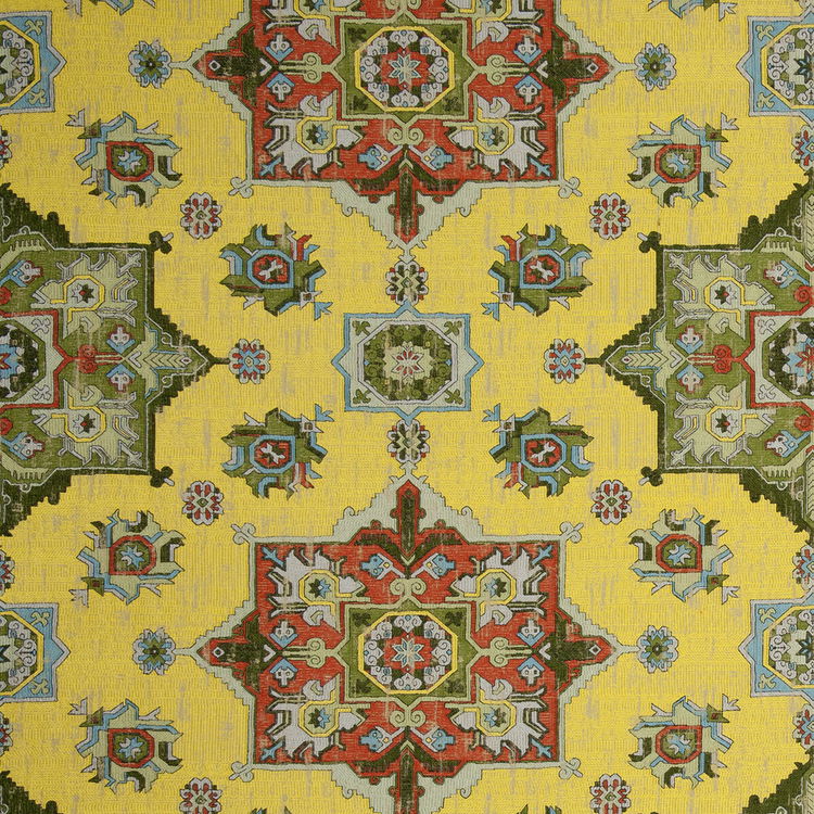 Clarke & Clarke Malatya Dijon Fabric