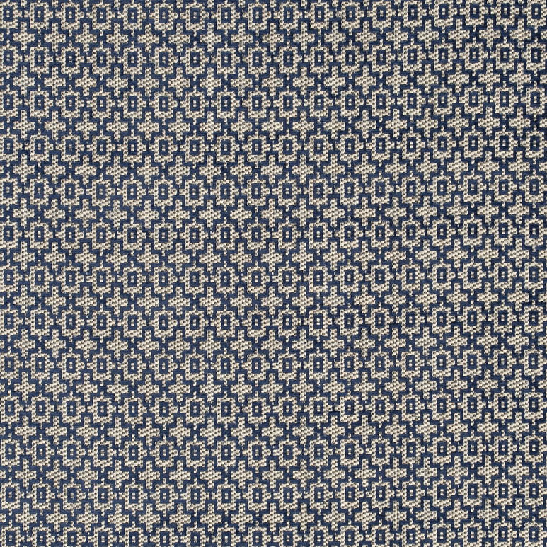 Clarke &amp; Clarke Mansour Indigo Fabric