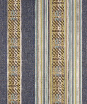 Clarke & Clarke Totem Indigo Fabric