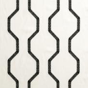 Clarke & Clarke BW1012 Black/White Fabric