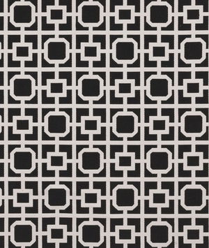 Clarke & Clarke BW1017 Black/White Fabric