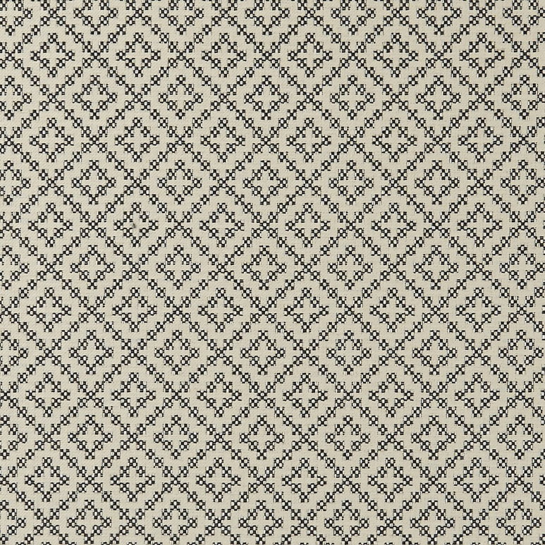 Clarke &amp; Clarke BW1021 Black/White Fabric