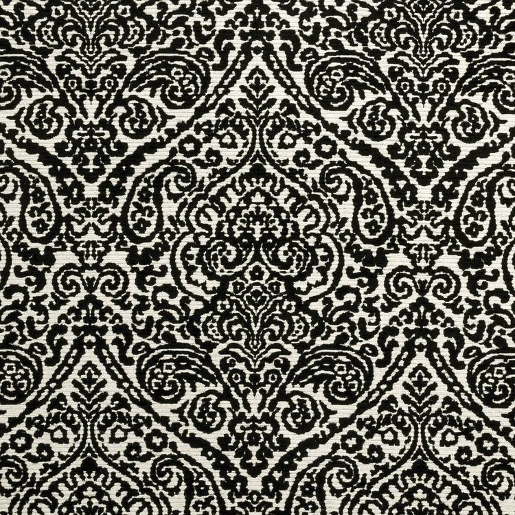 Clarke & Clarke BW1023 Black/White Fabric
