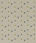 Clarke & Clarke Healey Teal/Acacia