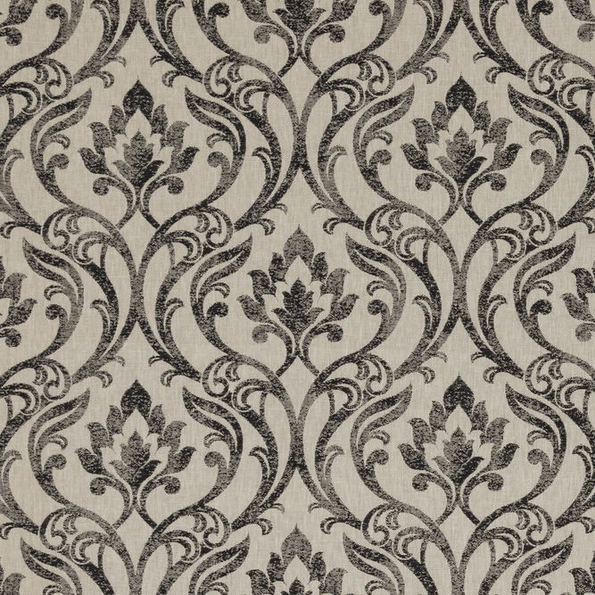 Clarke &amp; Clarke Leyburn Charcoal Fabric