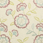 Clarke & Clarke Richmond Raspberry/Duckegg Fabric