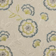 Clarke & Clarke Richmond Teal/Acacia Fabric