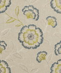 Clarke & Clarke Richmond Teal/Acacia Fabric