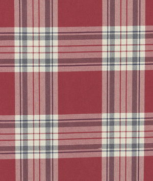 Clarke & Clarke Glenmore Red Fabric