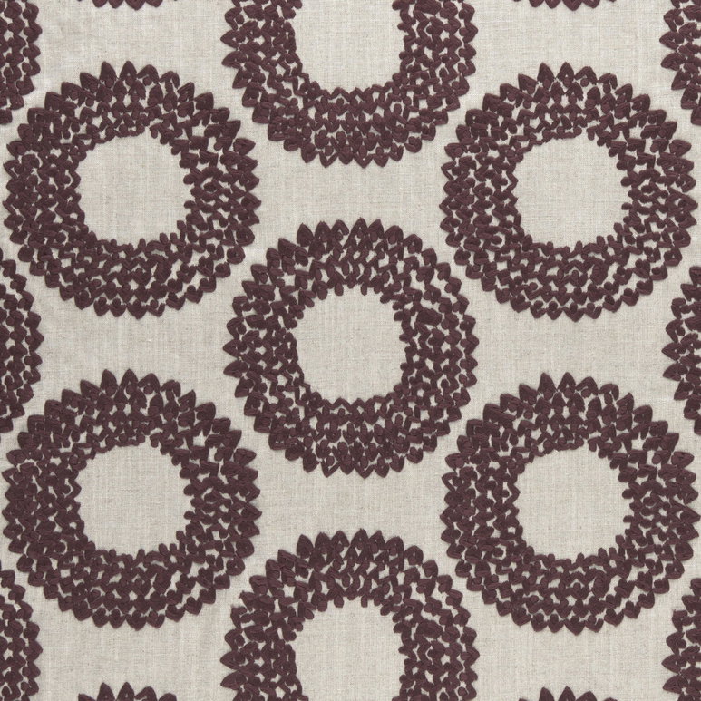 Clarke &amp; Clarke Dashiki Plum Fabric