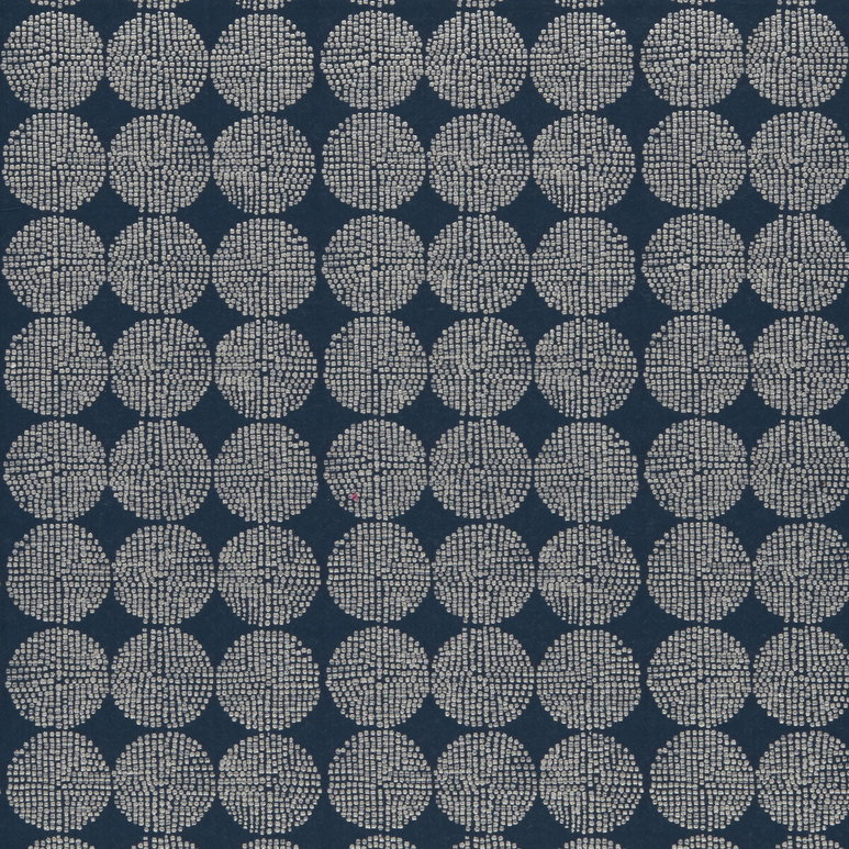 Clarke &amp; Clarke Kiko Indigo Fabric