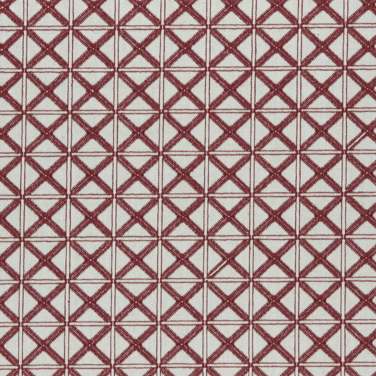 Clarke &amp; Clarke Makenzi Red Fabric
