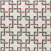 Clarke & Clarke Sekai Indigo/Red Fabric