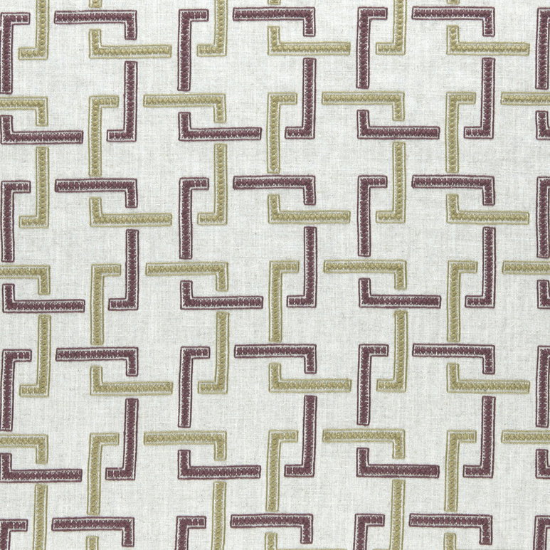 Clarke &amp; Clarke Sekai Orchid/Willow Fabric