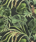 Clarke & Clarke Monkey Business Charcoal Fabric