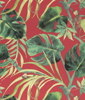 Clarke & Clarke Monkey Business Rouge Fabric