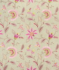 Clarke & Clarke Delamere Raspberry Fabric