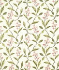 Clarke & Clarke Melrose Pink/Apple Fabric