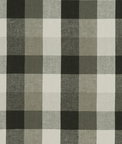 Clarke & Clarke Austin Check Charcoal Fabric