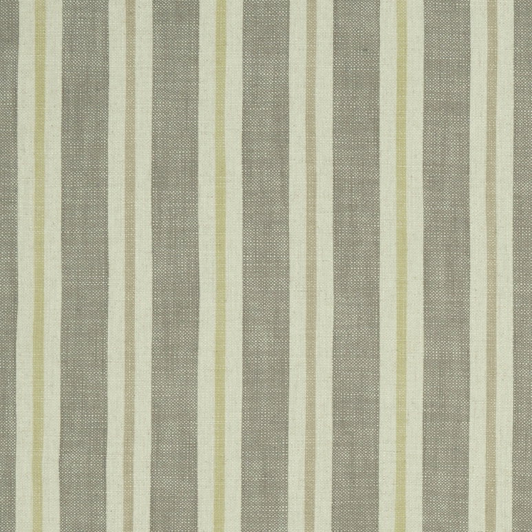 Clarke &amp; Clarke Sackville Stripe Citron/Natural Fabric