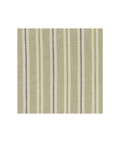 Clarke & Clarke Sackville Stripe Heather/Linen Fabric