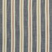 Clarke & Clarke Sackville Stripe Midnight/Spice Fabric