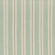 Clarke & Clarke Sackville Stripe Mineral/Blush Fabric